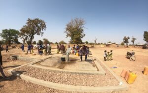 Brunnenanlage in Norden von Benin